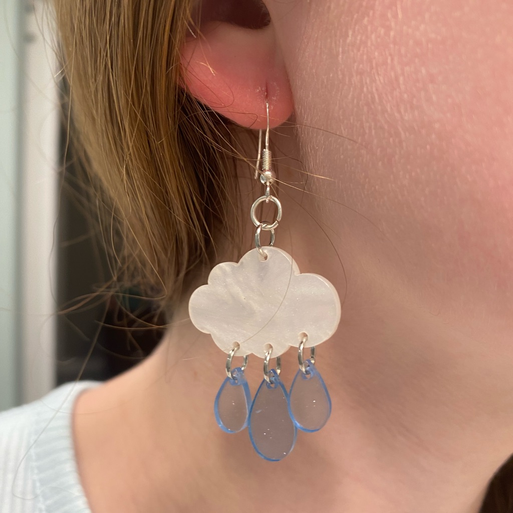 Cloud Dangle Earrings